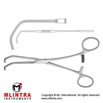 DeBakey-Beck Atrauma Anastomosis Clamp Stainless Steel, 17 cm - 6 3/4"
